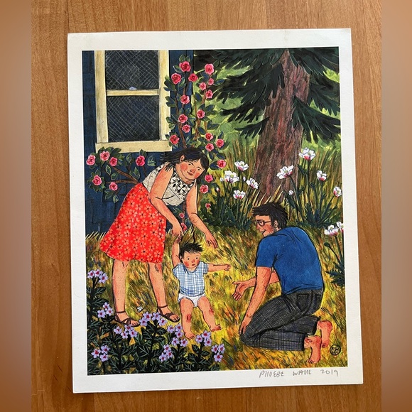 Phoebe Wahl art print 10” x 8” - Picture 1 of 1